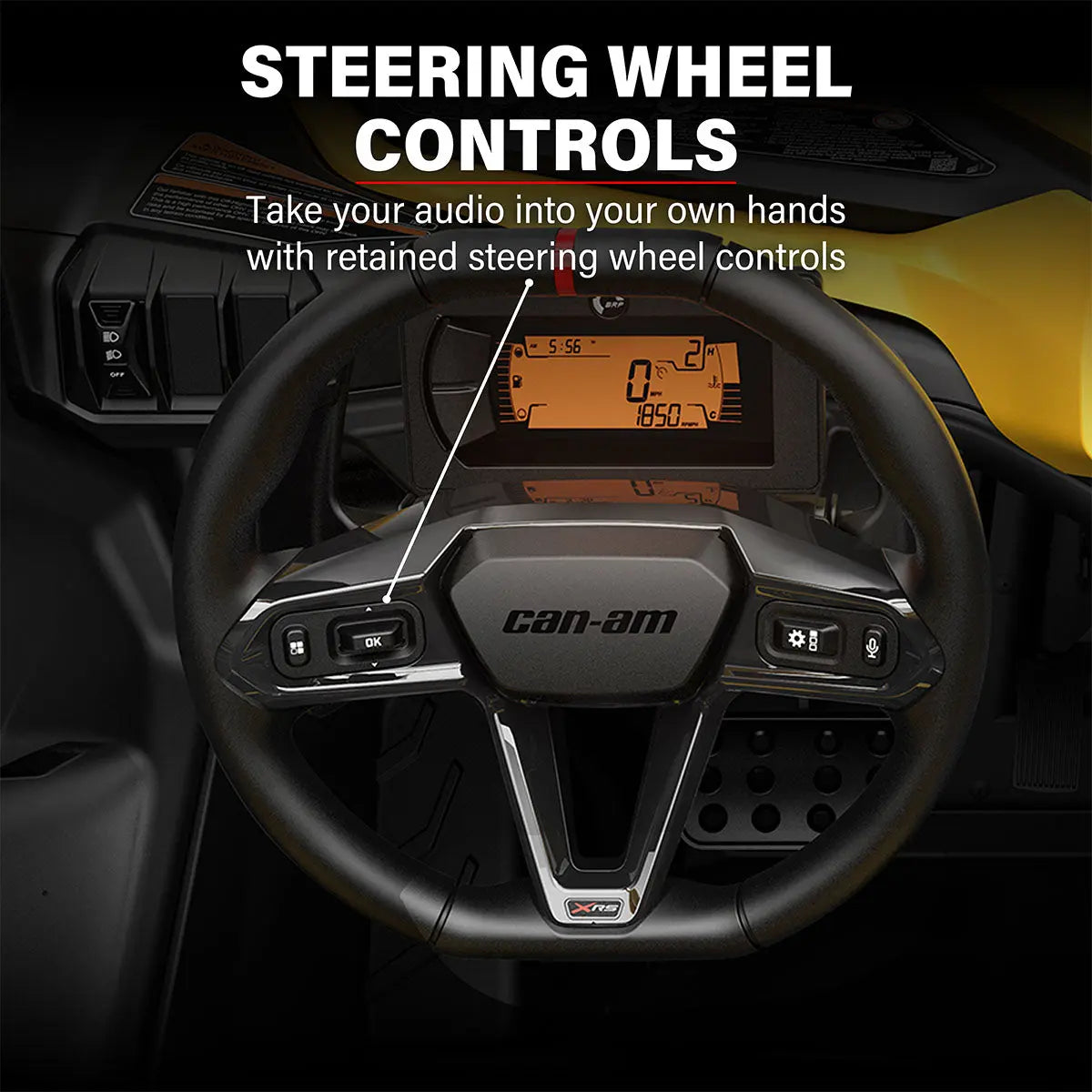 CanAm® Maverick R & X3 BRP™ Touch Screen Subwoofer RCA Output Harness SSV Works