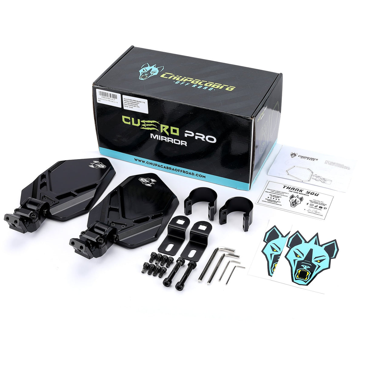 Cuero Pro UTV Side Mirror (Set of Two) Chupacabra Offroad