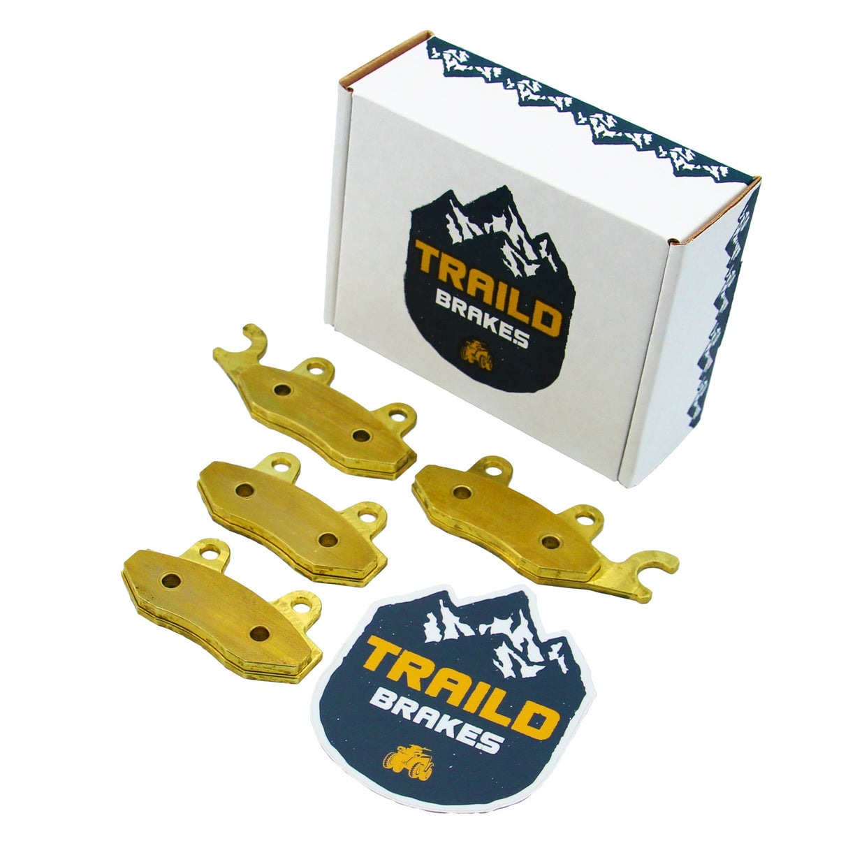 Kawasaki Brute Force 750/650 2005-2026 Front Brass Brake Pad Set Traild