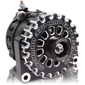 Mechman 370 Amp Black Billet Alternator for 14-18 GM Truck Mechman