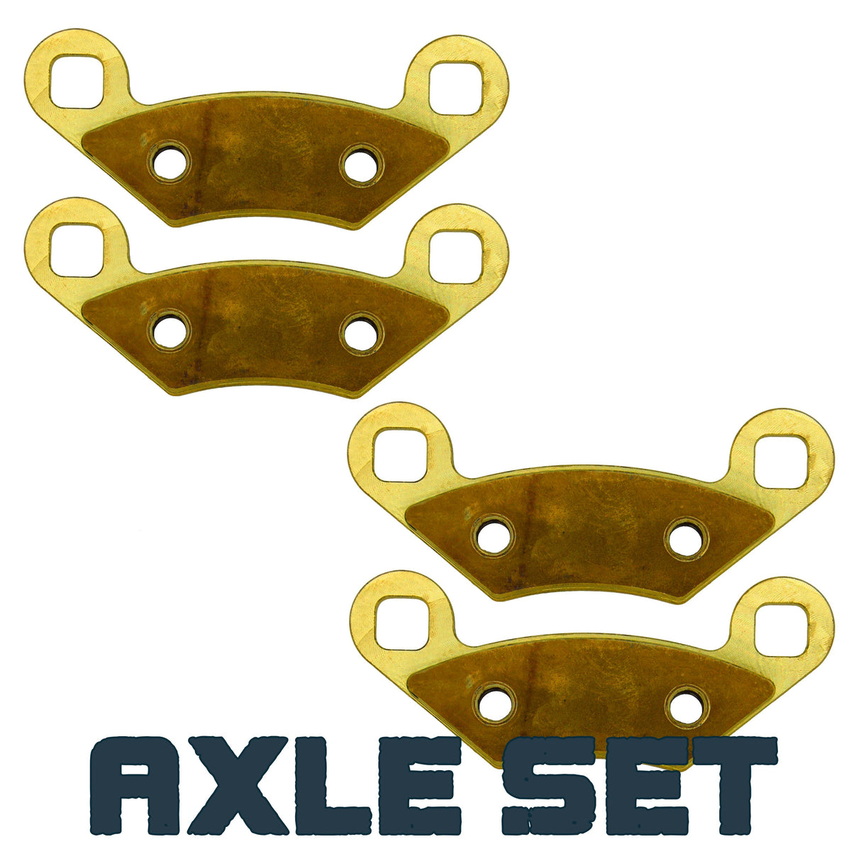 Polaris Sportsman X2/Touring 500/700/800 ATP 330/500 2004-2009 Brass Brake Pad Set Traild