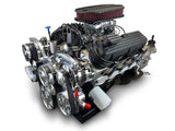 Ford Small Block Compatible 347 c.i. Engine and TKX Manual Transmission - 415 Horsepower - Standard Edition Builder Series - Polished Pulley Kit - Fuel Injected