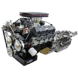 Ford Small Block Compatible 347 c.i. Engine and 4R70W Automatic Transmission - 415 Horsepower - Mustang Edition Builder Series - Black Pulley Kit - Carbureted