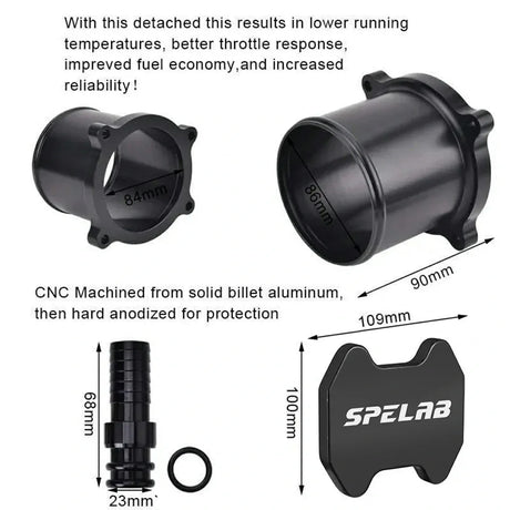 SPELAB for 13-18 Dodge Ram 6.7L Diesel EGR Plate Cooler & Throttle Valve Delete Kit