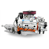 GM Small Block Compatible 427 c.i. Engine and 700R4 Automatic Transmission - 540 Horsepower - Standard Edition Builder Series - Polished Pulley Kit - Carbureted