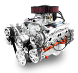 GM Small Block Compatible 454 c.i. Engine and 700R4 Automatic Transmission - 563 Horsepower - Standard Edition Builder Series - Polished Pulley Kit - Carbureted