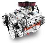 GM Small Block Compatible 427 c.i. Engine and 700R4 Automatic Transmission - 540 Horsepower - Standard Edition Builder Series - Polished Pulley Kit - Carbureted