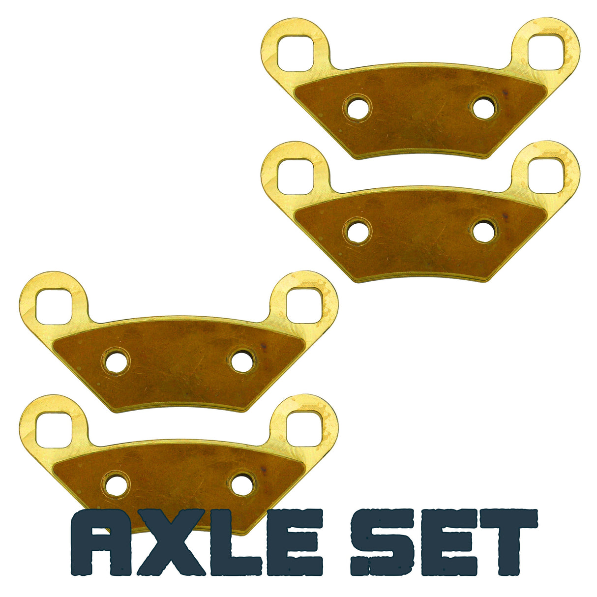 Polaris Scrambler XP 1000 2014-2018 Brass Brake Pad Set Traild