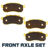 Honda Pioneer 700/520/500 2014-2026 Brass Brake Pad Set Traild