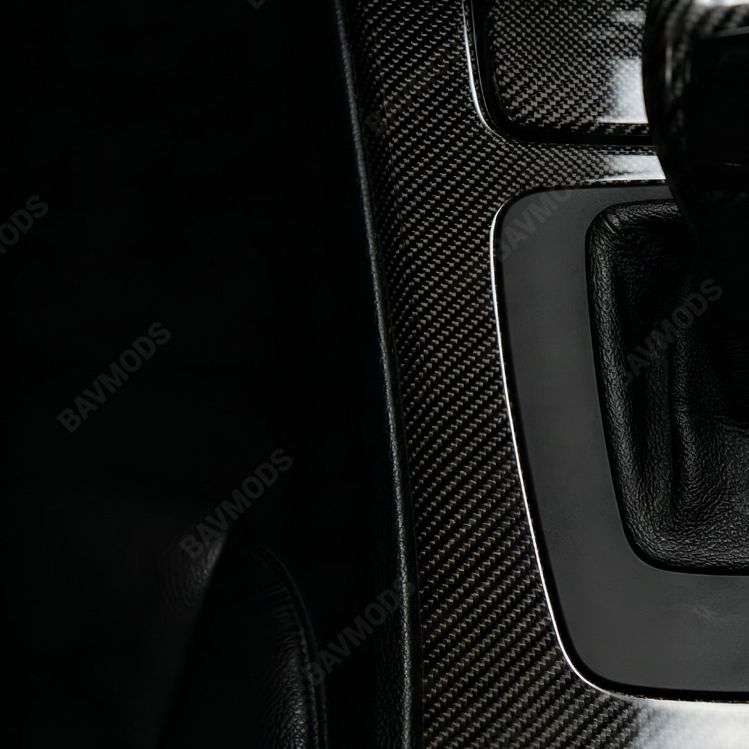 BAVMODS® Digital Gearshift Indicator Conversion Kit for BMW E9X 3 Series (Right Hand Drive, EU & Asia Models) | LCD Display + Included Replacement Trim Panel BAVMODS®