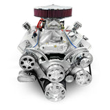 GM Big Block Compatible 598 c.i. Engine and 4L80E Automatic Transmission - 741 Horsepower - Standard Edition Builder Series - Black Pulley Kit - Carbureted