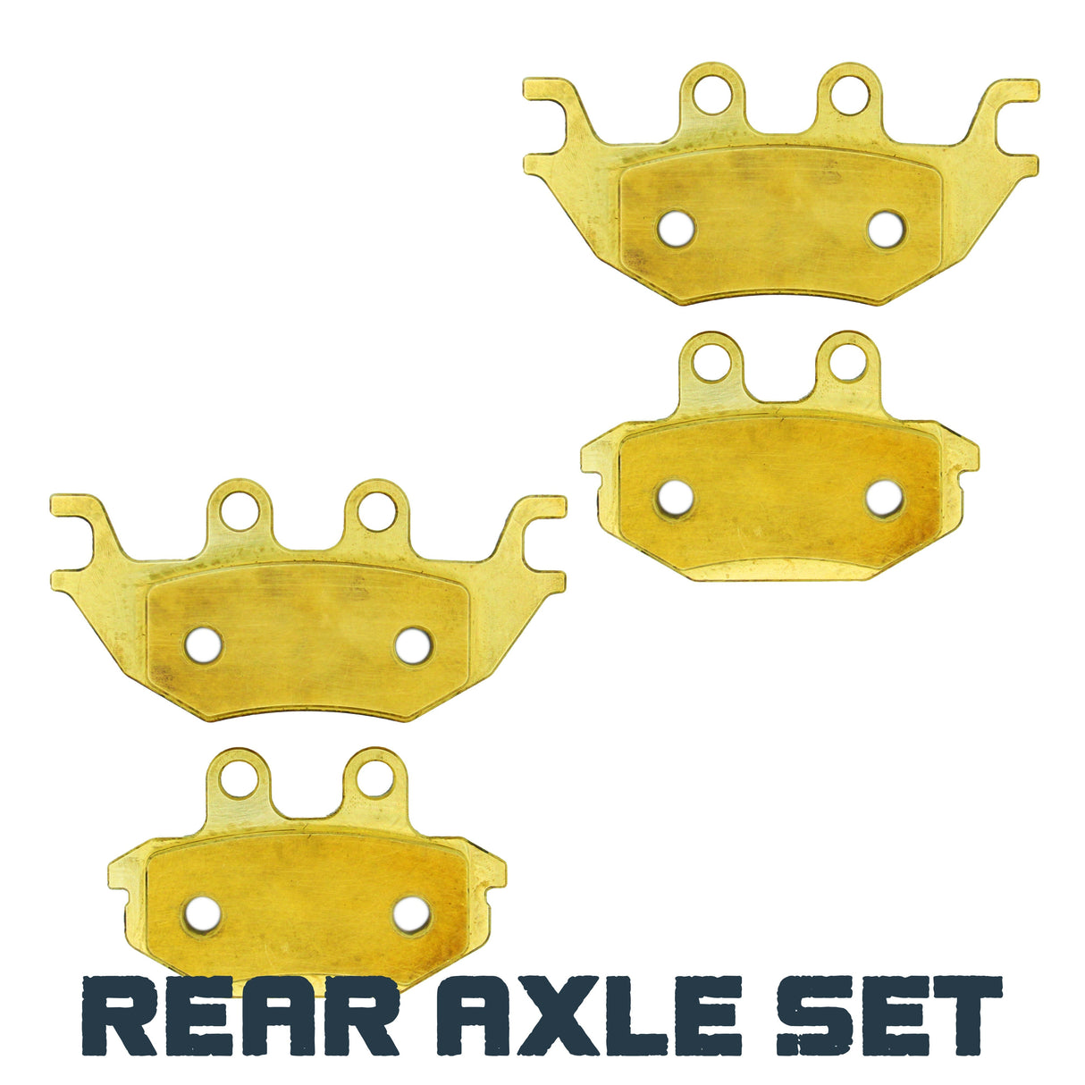 Kawasaki Mule Pro DX/DTX/FX/FXT/FXR/MX 2015-2027 Brass Brake Pad Set Traild