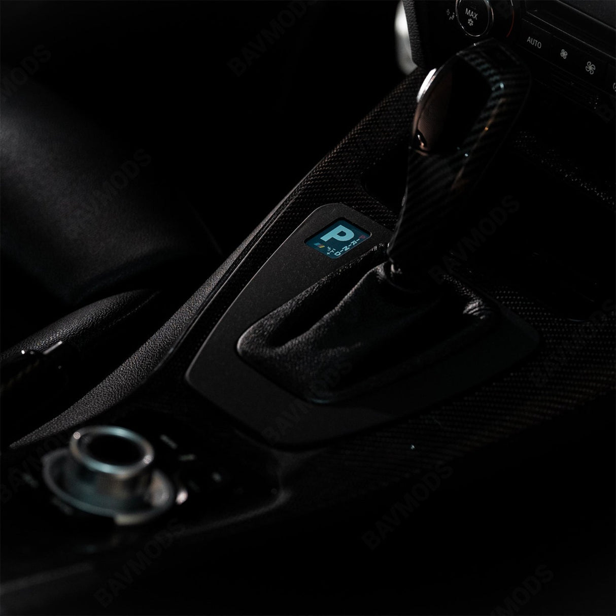 BAVMODS® Digital Gearshift Indicator Conversion Kit for BMW E9X 3 Series | LCD Display + Included Replacement Trim Panel BAVMODS®