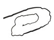 BC3Z6020F OE Front Timing Cover Seal, 2011-2019 Ford 6.7L Powerstroke Ford OEM