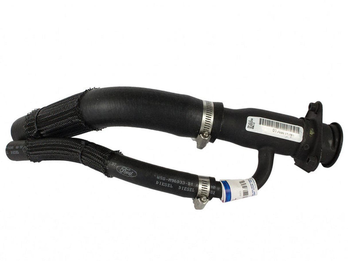 BC3Z9034EL OE Fuel Fill Pipe with Hoses, 2011-2016 6.7L Powerstroke Ford Ford OEM