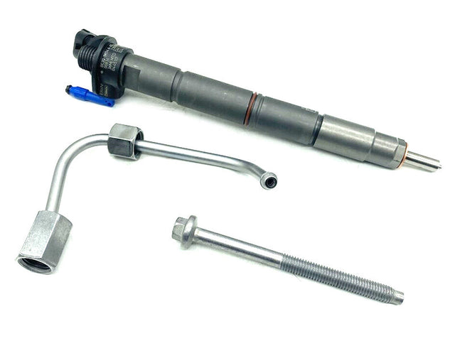 BC3Z9H529F OE Fuel Injector with Line and Hardware, Cylinders 3, 4, 5, 6, 2011-2014 Ford 6.7L Powerstroke Ford OEM
