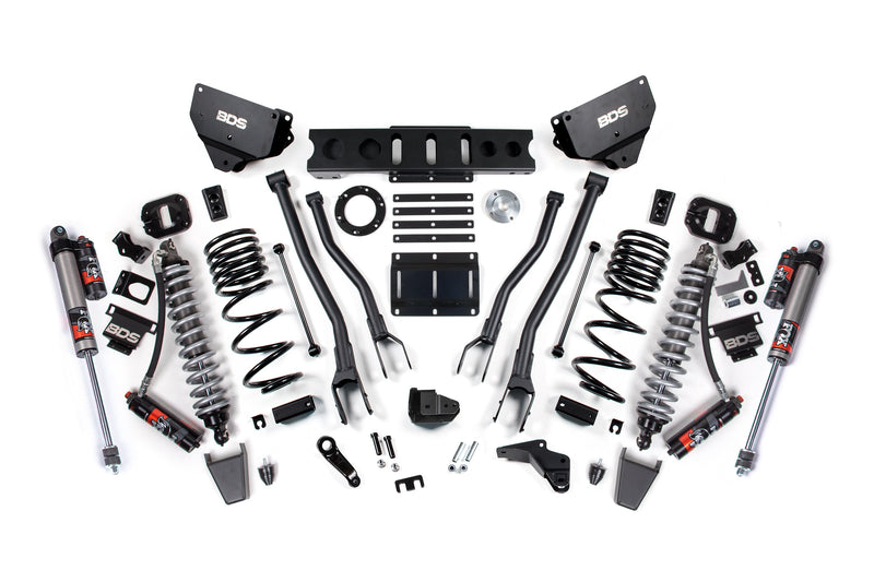 4 Inch Lift Kit w/ 4-Link | FOX 2.5 Coil-Over Conversion - Performance Elite | Ram 2500 (14-18) 4WD | Diesel BDS Suspension
