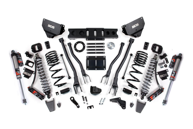 4 Inch Lift Kit w/ 4-Link | FOX 2.5 Coil-Over Conversion - Performance Elite | Ram 2500 (14-18) 4WD | Diesel BDS Suspension