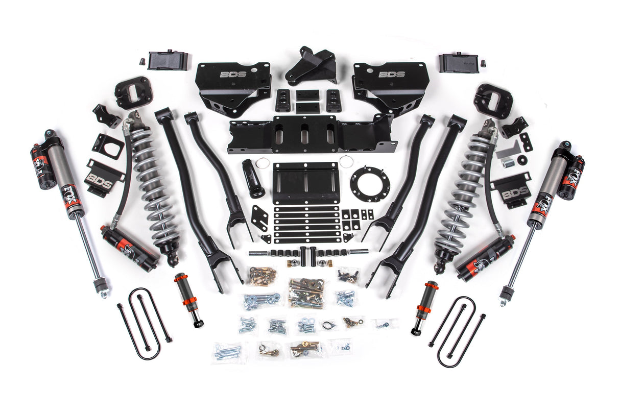4 Inch Lift Kit w/ 4-Link | FOX 2.5 Coil-Over Conversion - Performance Elite | Ram 3500 (19-24) 4WD | Diesel BDS Suspension