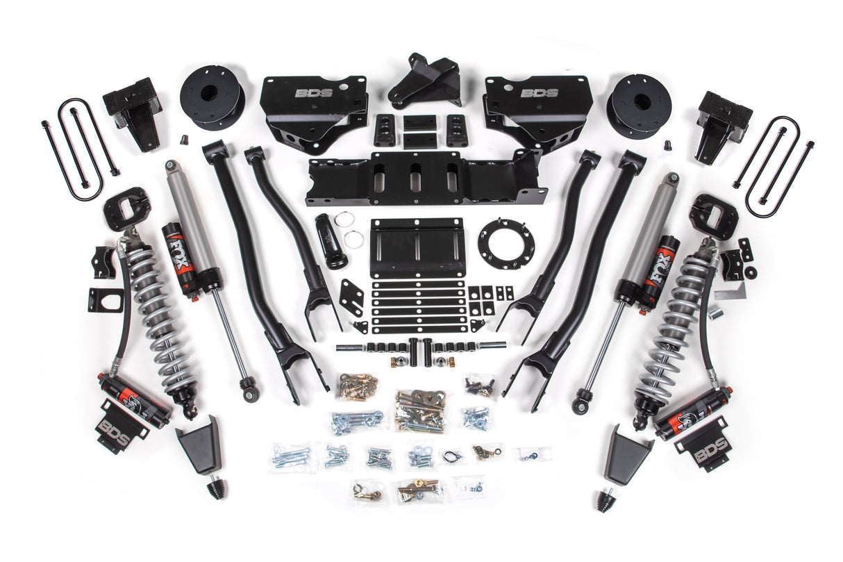 6 Inch Lift Kit w/ 4-Link | FOX 2.5 Coil-Over Conversion - Performance Elite | Ram 3500 (19-24) 4WD | Diesel BDS Suspension
