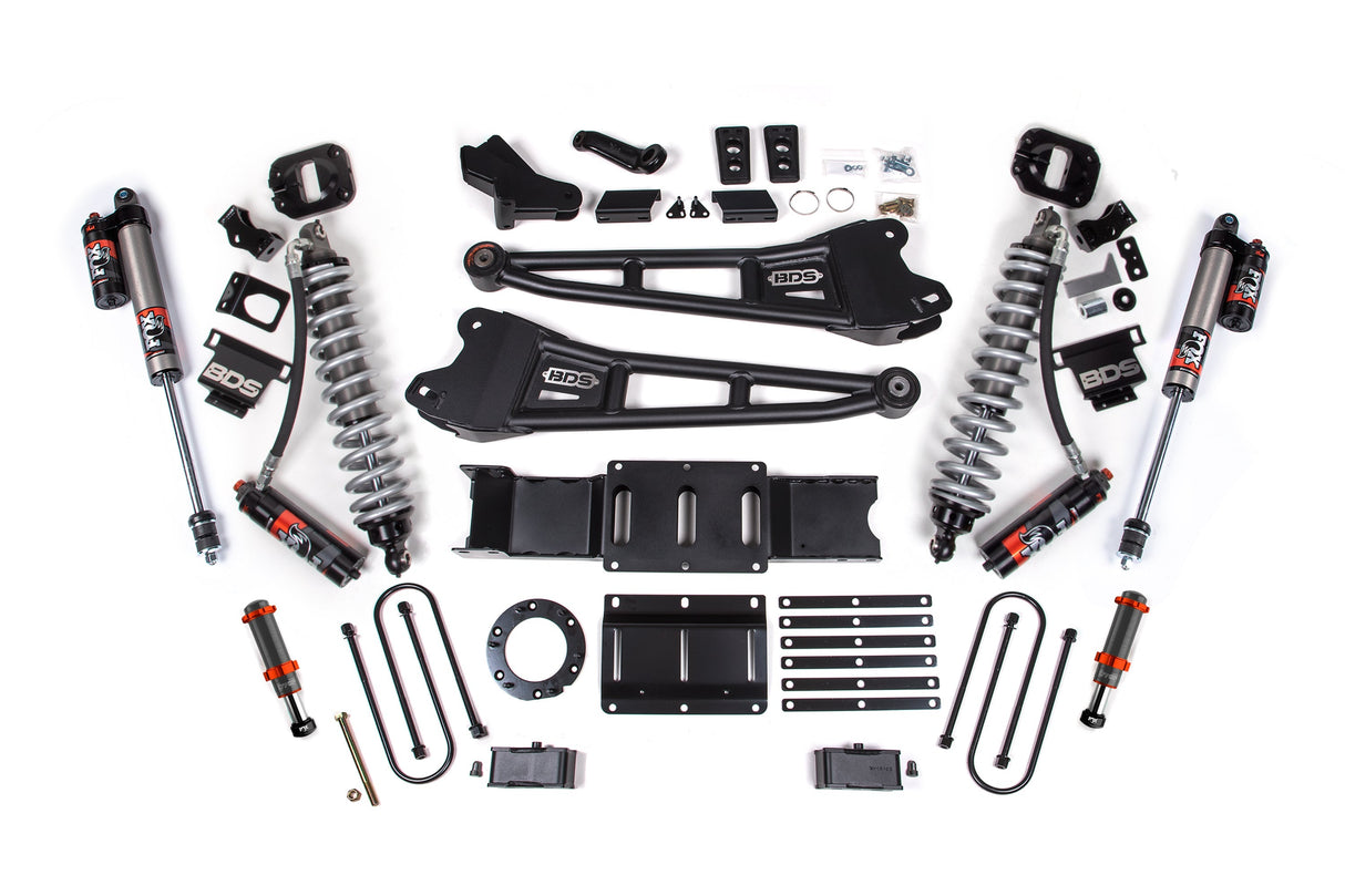 4 Inch Lift Kit w/ Radius Arm | FOX 2.5 Coil-Over Conversion - Performance Elite | Ram 3500 (19-24) 4WD | Diesel BDS Suspension
