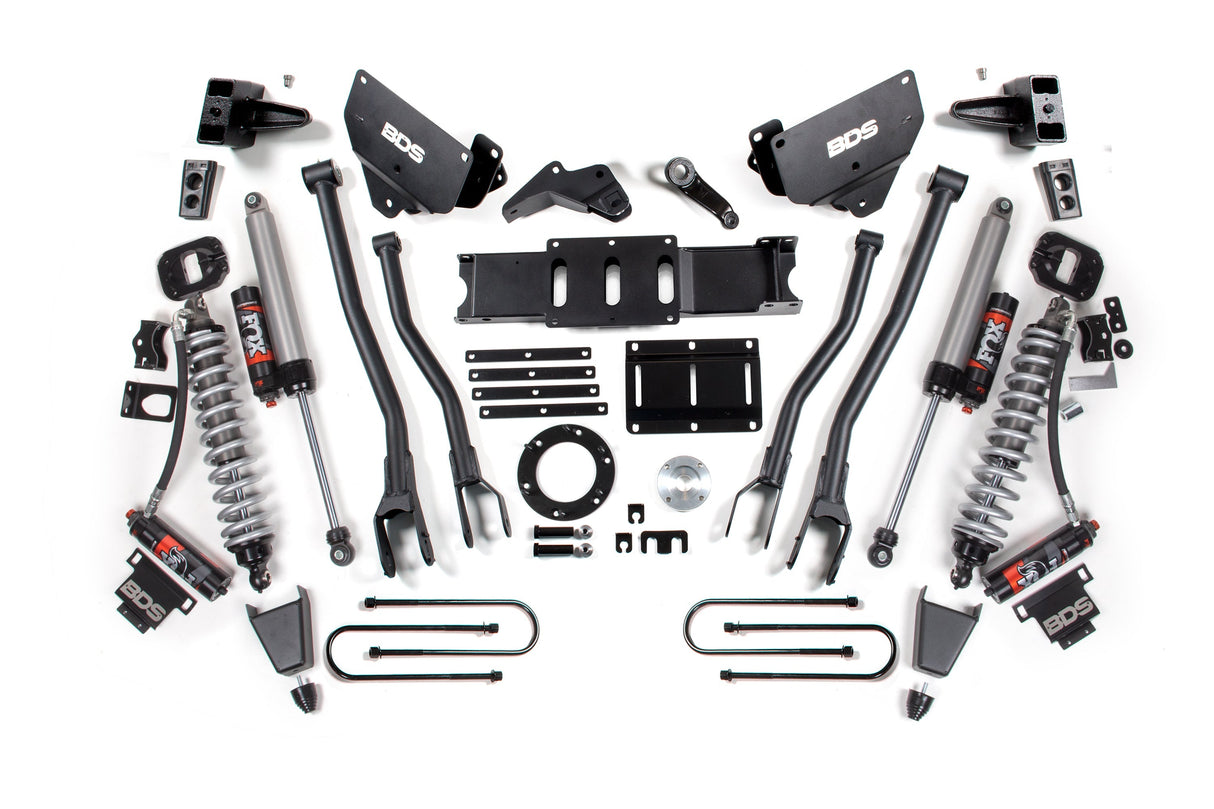 6 Inch Lift Kit w/ 4-Link | FOX 2.5 Coil-Over Conversion - Performance Elite | Ram 3500 (13-18) 4WD | Diesel BDS Suspension