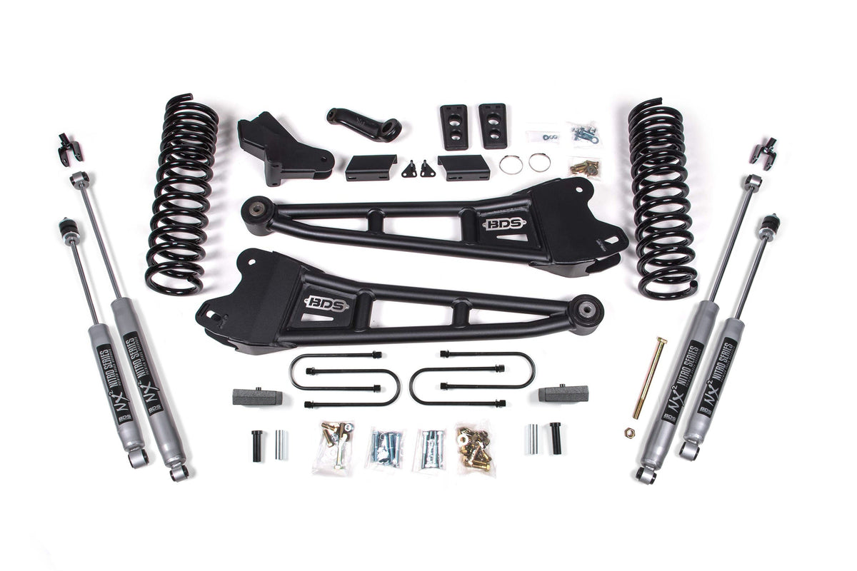 4 Inch Lift Kit w/ Radius Arm | Ram 3500 (13-18) 4WD | Diesel