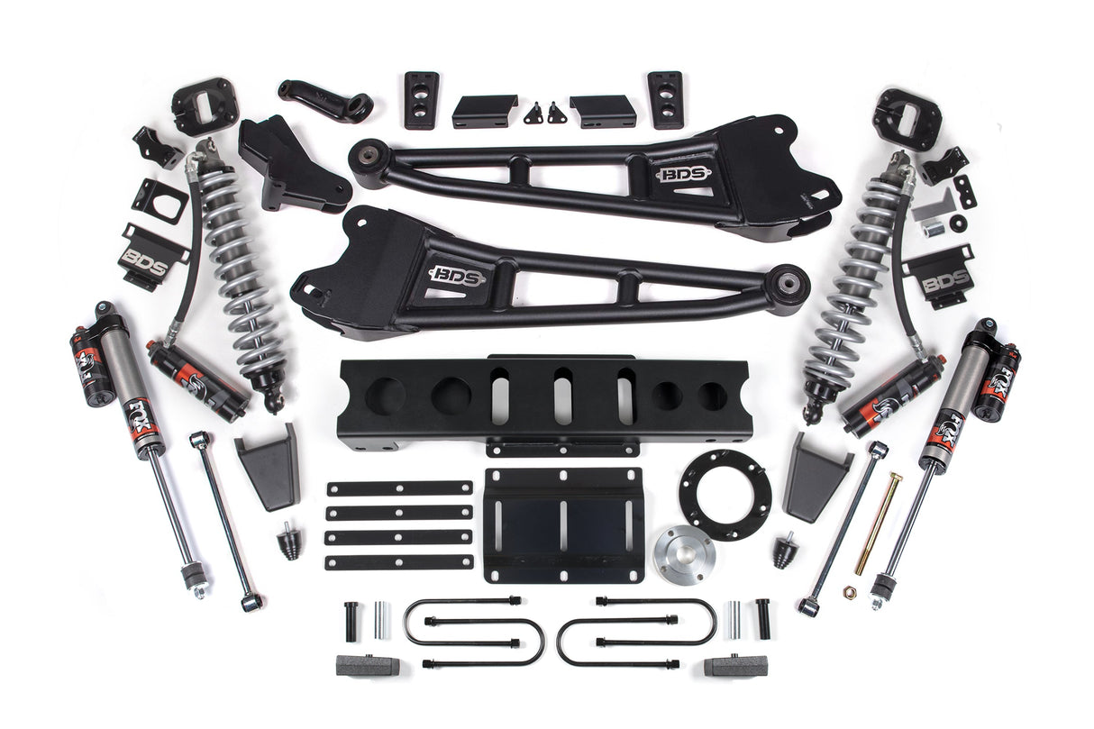 4 Inch Lift Kit w/ Radius Arm | FOX 2.5 Coil-Over Conversion - Performance Elite | Ram 3500 (13-18) 4WD | Diesel BDS Suspension
