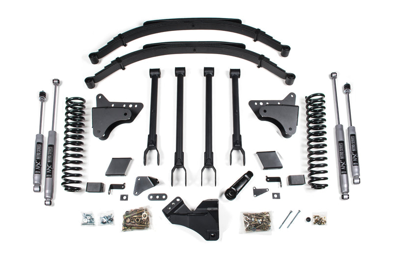 8 Inch Lift Kit | 4-Link Conversion | Ford F250/F350 Super Duty (11-16) 4WD | Gas BDS Suspension