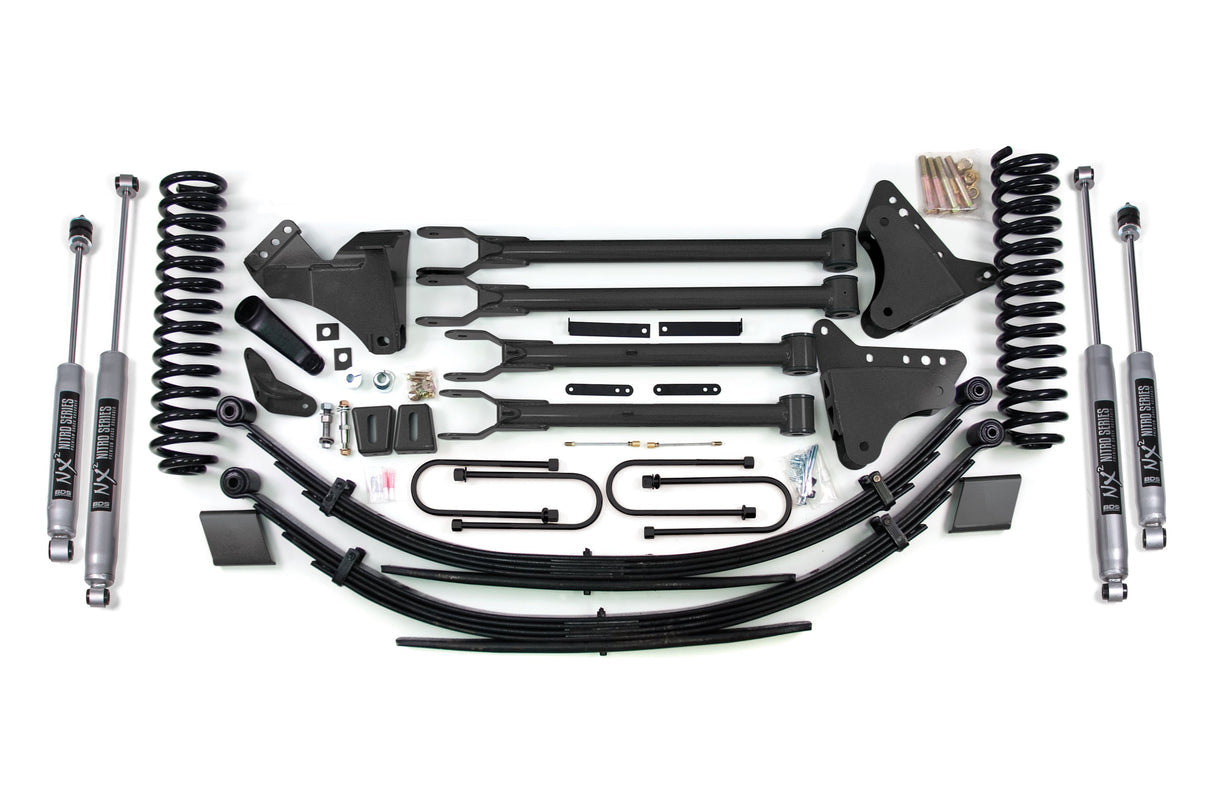 8 Inch Lift Kit w/ 4-Link | Ford F250/F350 Super Duty (08-10) 4WD | Gas BDS Suspension