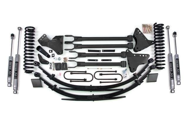 8 Inch Lift Kit w/ 4-Link | Ford F250/F350 Super Duty (08-10) 4WD | Diesel BDS Suspension