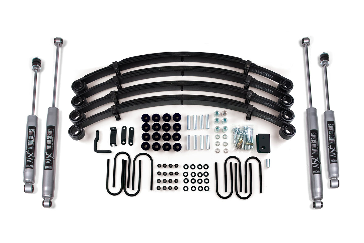 2 Inch Lift Kit | Jeep Wrangler YJ (87-95) BDS Suspension
