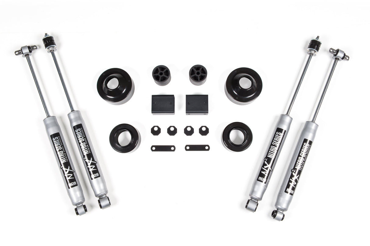 2 Inch Lift Kit | Coil Spacer | Jeep Wrangler JK (07-18) 2/4-Door BDS Suspension