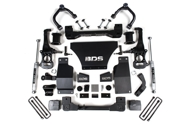 6 Inch Lift Kit | Chevy Silverado or GMC Sierra 1500 (19-26) 4WD | Gas BDS Suspension