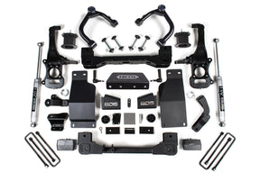 4 Inch Lift Kit | Chevy Silverado or GMC Sierra 1500 (19-24) 4WD | Diesel BDS Suspension