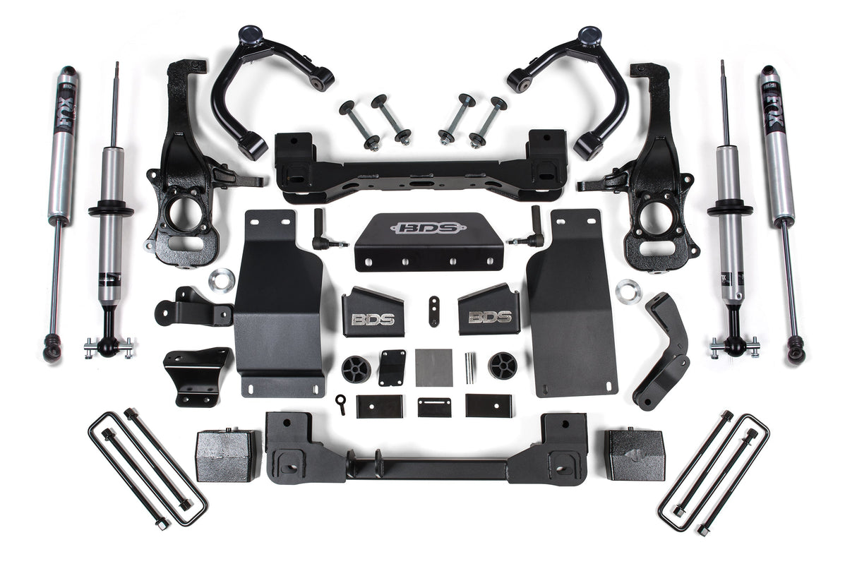 6 Inch Lift Kit | Chevy Silverado or GMC Sierra 1500 (19-26) 4WD | Diesel BDS Suspension