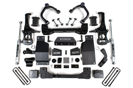 6 Inch Lift Kit | Chevy Silverado or GMC Sierra 1500 (19-26) 4WD | Diesel BDS Suspension