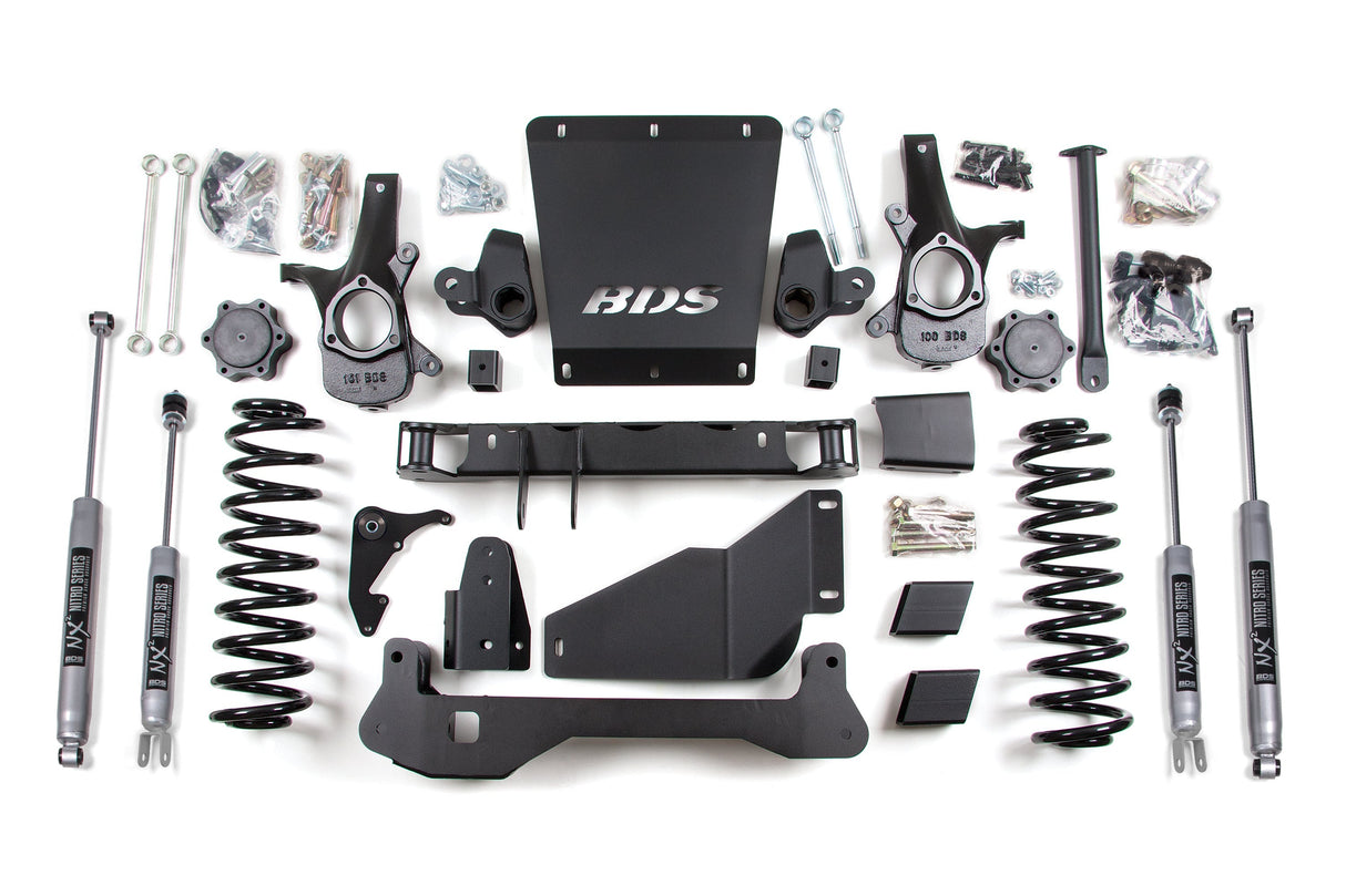 6 Inch Lift Kit | Chevy/GMC Avalanche, Surburban, Tahoe, or Yukon 1500 (00-06) 4WD BDS Suspension