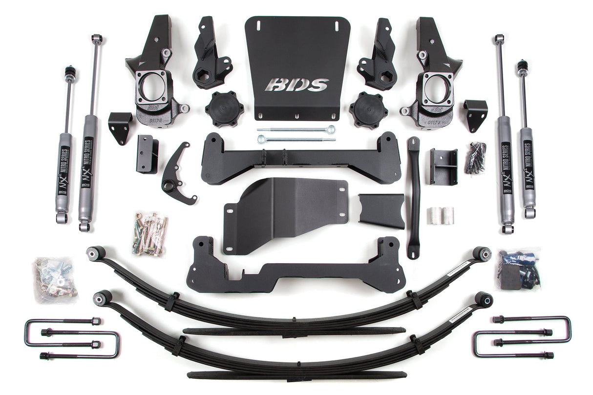 7 Inch Lift Kit | Chevy Silverado or GMC Sierra 2500HD/3500 (01-10) 4WD BDS Suspension