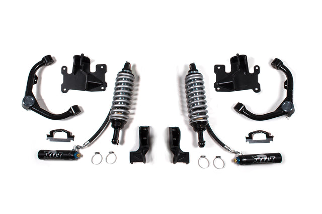 FOX 2.5 Coilover Conversion Upgrade - 4.5 Inch Lift | Factory Series | Chevy Silverado or GMC Sierra 2500HD/3500HD (01-10) 4WD | Diesel BDS Suspension