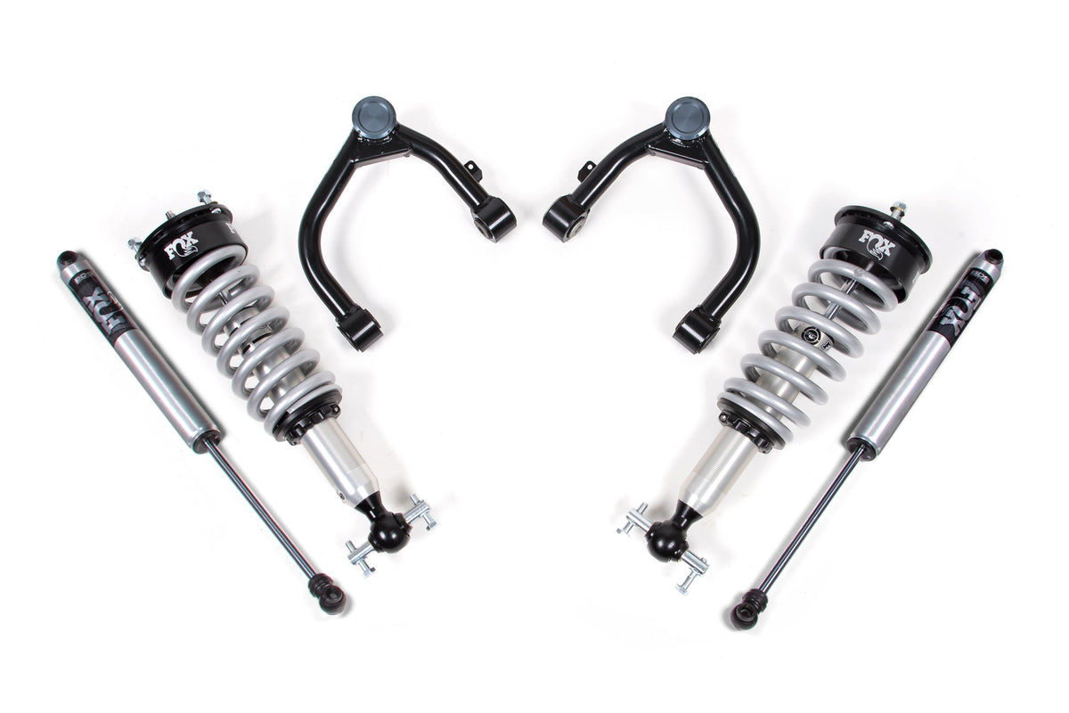 2 Inch Leveling Kit | FOX Coilover Upgrade | Chevy Silverado or GMC Sierra 1500 (19-26) 4WD BDS Suspension