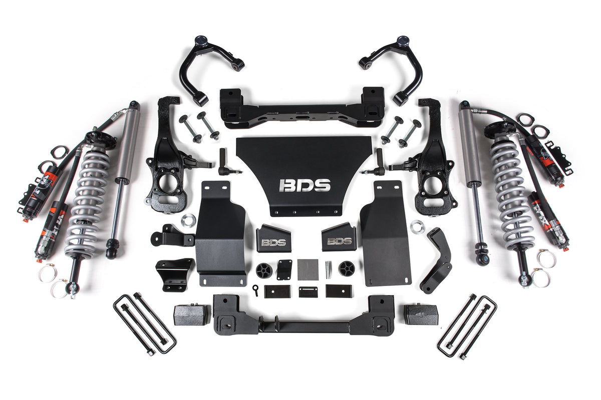 6 Inch Lift Kit | FOX Coil-Over | Chevy Silverado or GMC Sierra 1500 (19-26) 4WD | Gas