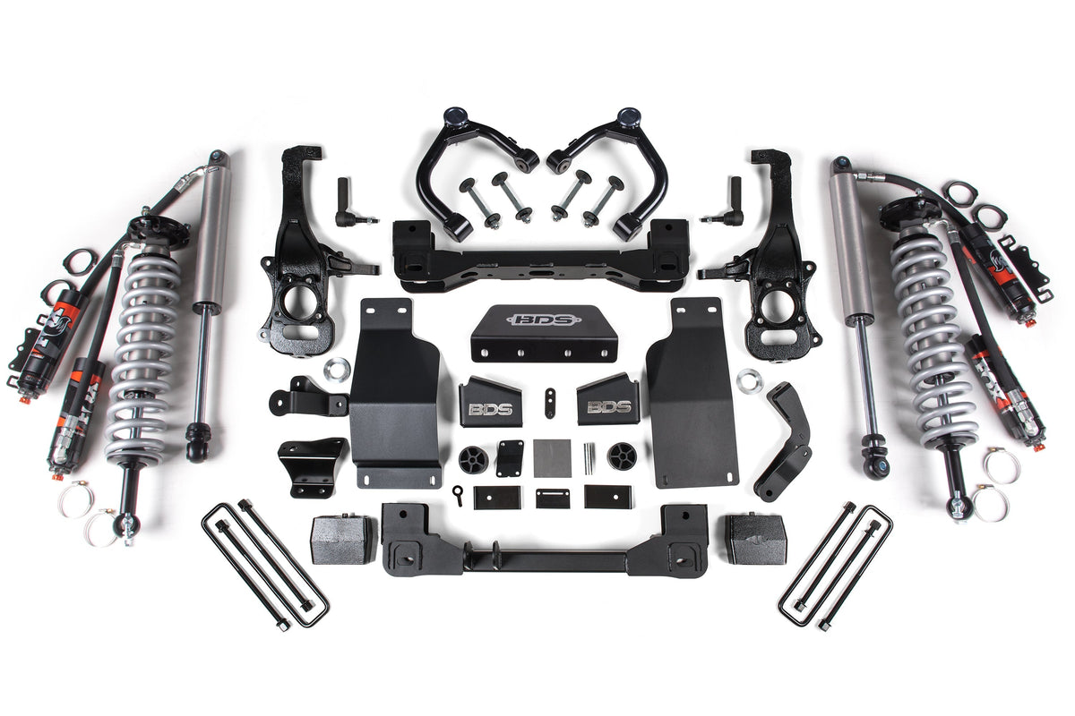 6 Inch Lift Kit | FOX Coil-Over | Chevy Silverado or GMC Sierra 1500 (19-26) 4WD | Diesel BDS Suspension