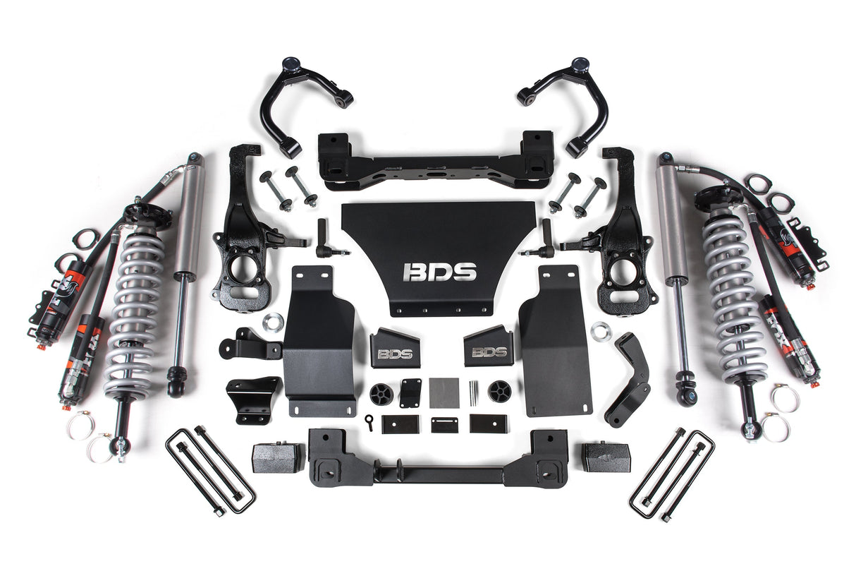 4 Inch Lift Kit | FOX 2.5 Performance Elite Coil-Over | Chevy Trail Boss or GMC AT4 1500 (19-26) 4WD | Gas BDS Suspension