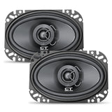 BIO-4X6-COX // 80 Watts RMS 4x6" Coaxial Car Speakers, Pair CT Sounds