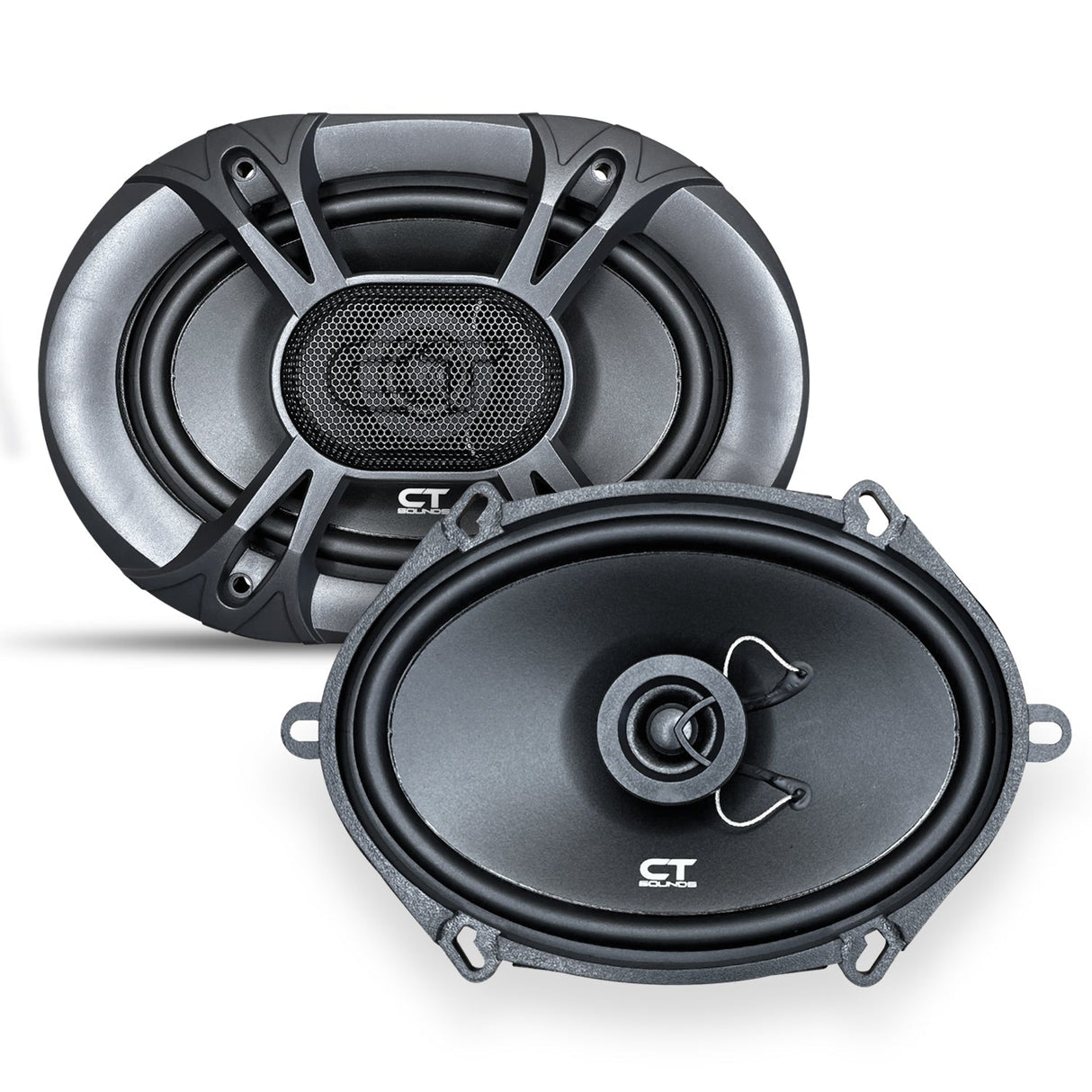 BIO-5X7-COX // 80 Watts RMS 5x7" Coaxial Car Speakers, Pair CT Sounds