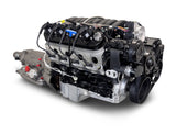GM LS Compatible 376 c.i. Engine and 4L65/70E Automatic Transmission - 530 Horsepower - Standard Edition Builder Series - Black Pulley Kit - Holley Terminator X EFI System