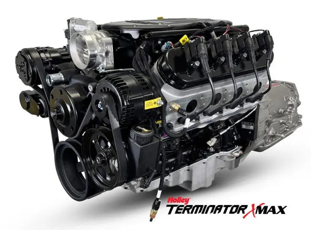 BluePrint Engines BLS3768KB4X4 GM LS 376 c.i. 510 HP engine and 4L65/70E transmission 4WD Ready, Black Pulley Kit - main view