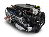 BluePrint Engines BLS3768KB4X4 LS 376 engine and transmission combo with black pulley kit - alternate angle