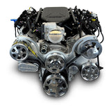 GM LS Compatible 376 c.i. Engine and ZF-8 Speed Automatic Transmission - 510 Horsepower - Standard Edition Builder Series - BluePrint Engines Calibrated ECU - Natural Pulley Kit